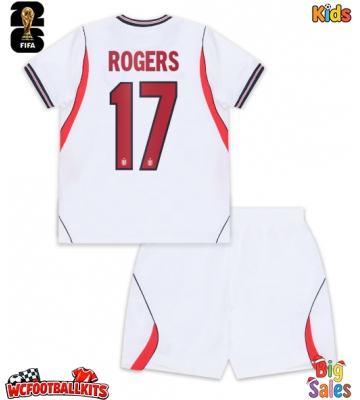 England Morgan Rogers #17 Replica Home Stadium Kit for Kids World Cup 2026 Short Sleeve (+ pants)